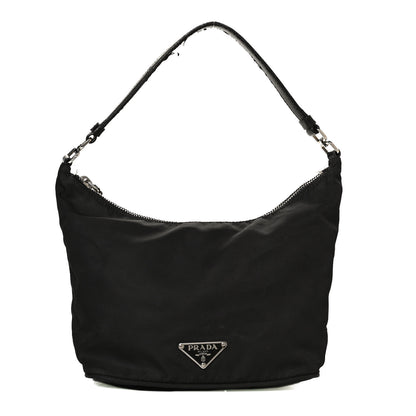 Prada Tessuto Nylon Vitello Hobo Black 1 of 15