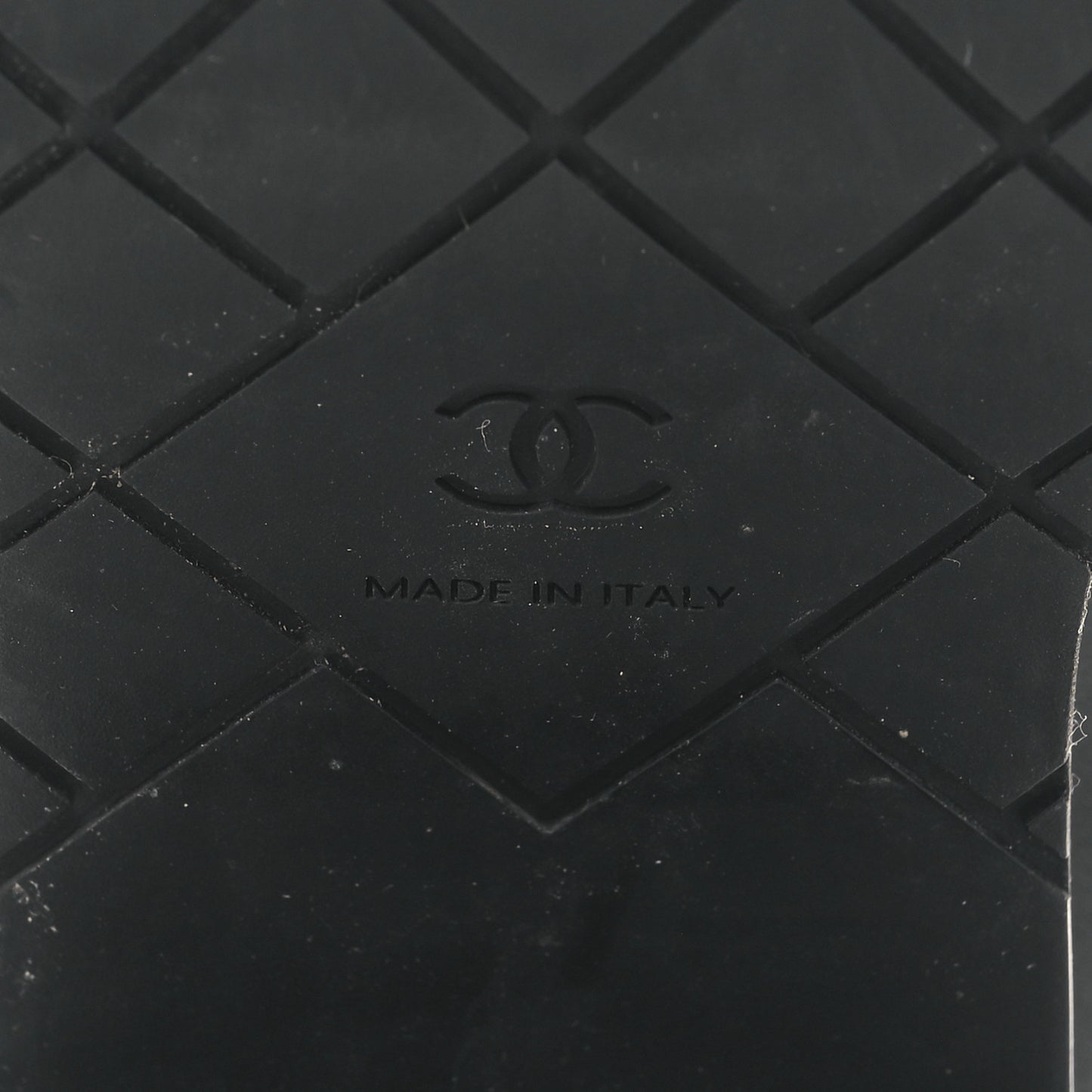 Lambskin Pearl Crystal Quilted CC Loafers 40 Black