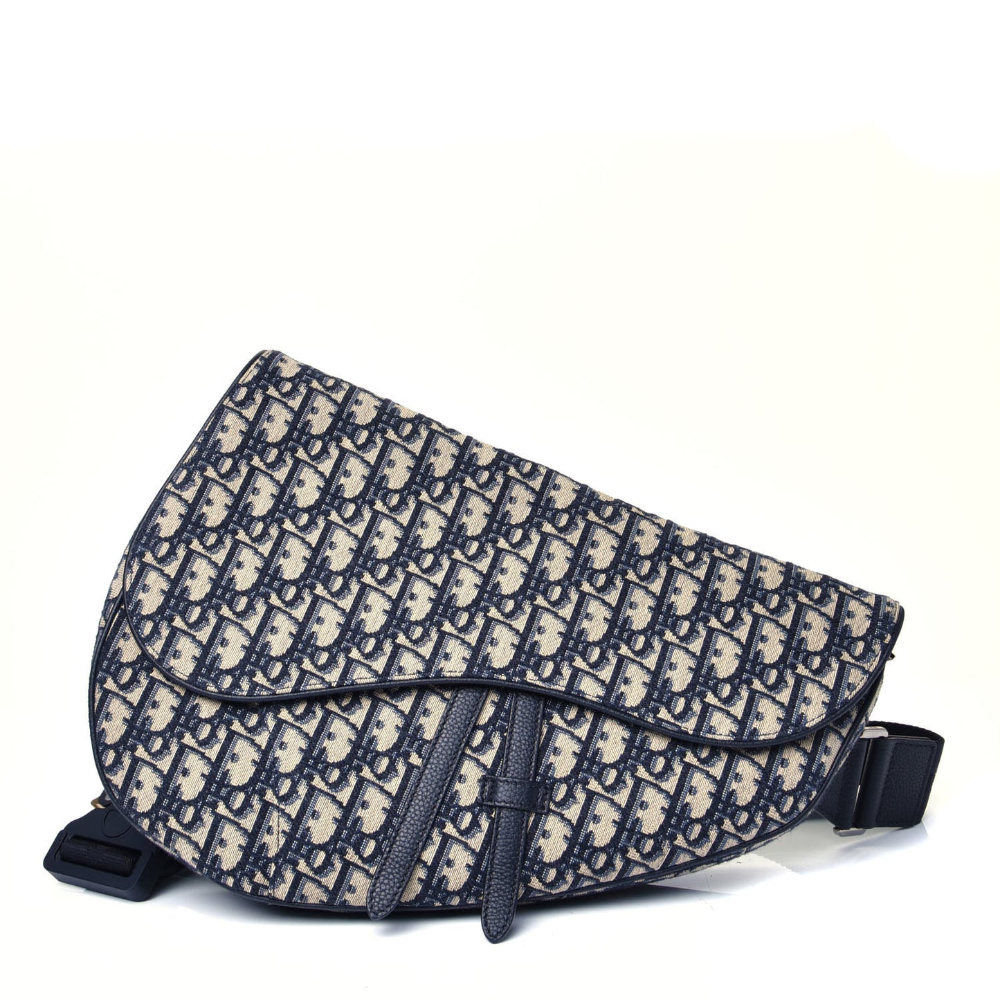 Oblique Mens Maxi Saddle Bag Blue
