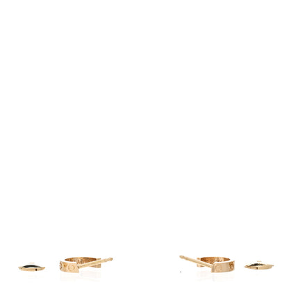 Cartier 18K Yellow Gold Small LOVE Hoop Earrings 3 of 6