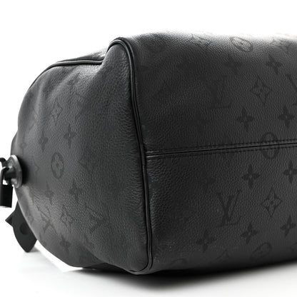Louis Vuitton Calfskin Monogram Speedy P9 Bandouliere 30 Ultra Black 8 of 11