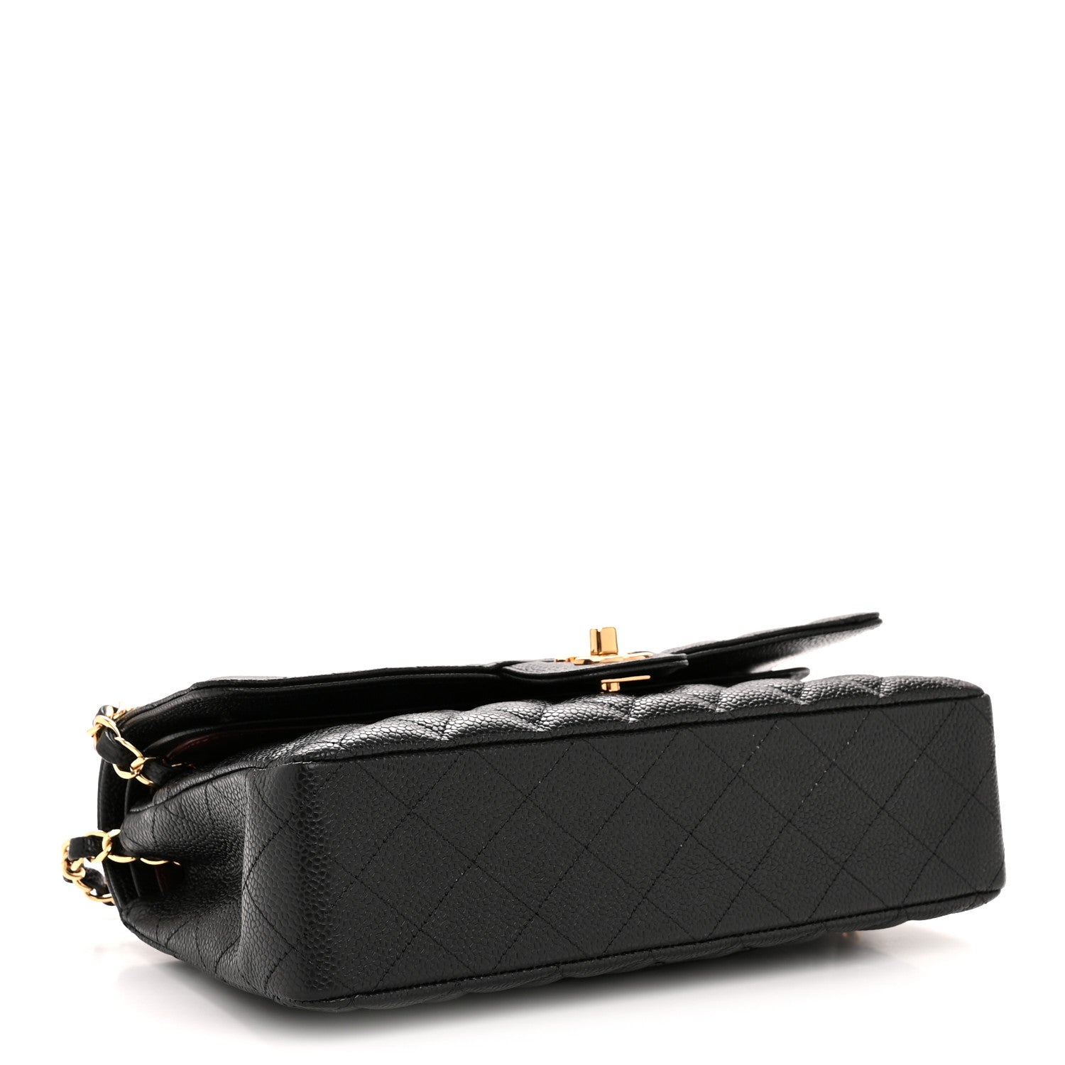 Chanel Caviar Quilted Medium Double Flap Black 4 of 10