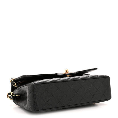 Chanel Caviar Quilted Medium Double Flap Black 4 of 10