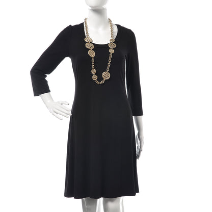 Chanel Quilted Medallion Chain Belt Necklace 90 Gold 3 of 7