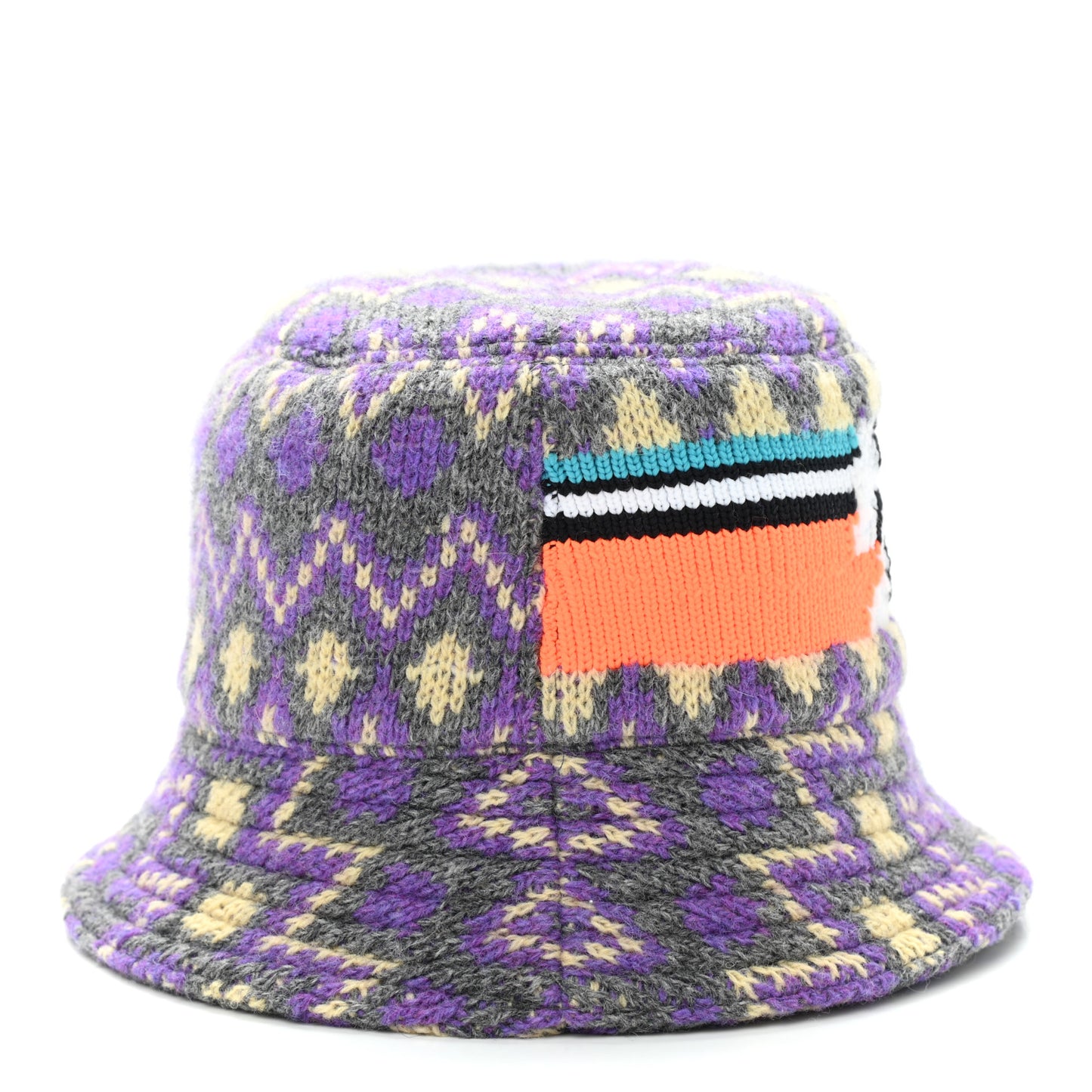 Shetland Chevron Racing Logo Womens Bucket Hat S Grigio