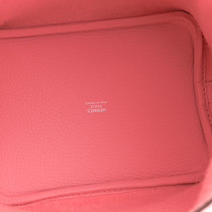 Hermes Taurillon Clemence Picotin Lock 18 Rose Sakura 5 of 10