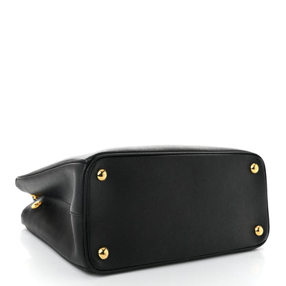 Prada Saffiano Medium Galleria Double Zip Tote Black 4 of 10