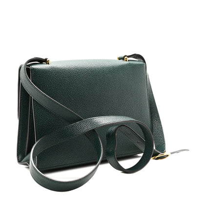 Gucci Grainy Calfskin Small Zumi Shoulder Bag Vintage Green 3 of 10
