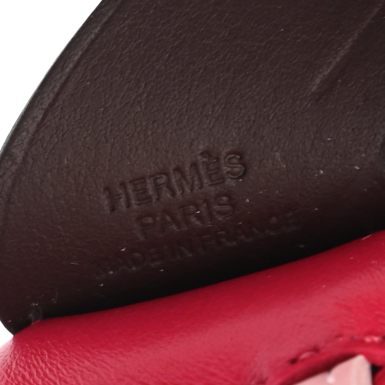 Hermes Milo Lambskin Grigri Rodeo Pegase Horse Bag Charm PM Framboise Rose Sakura Rouge Sellier 4 of 4