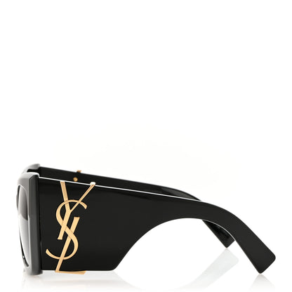 Saint Laurent Acetate Blaze Sunglasses SL M119 Black 3 of 8