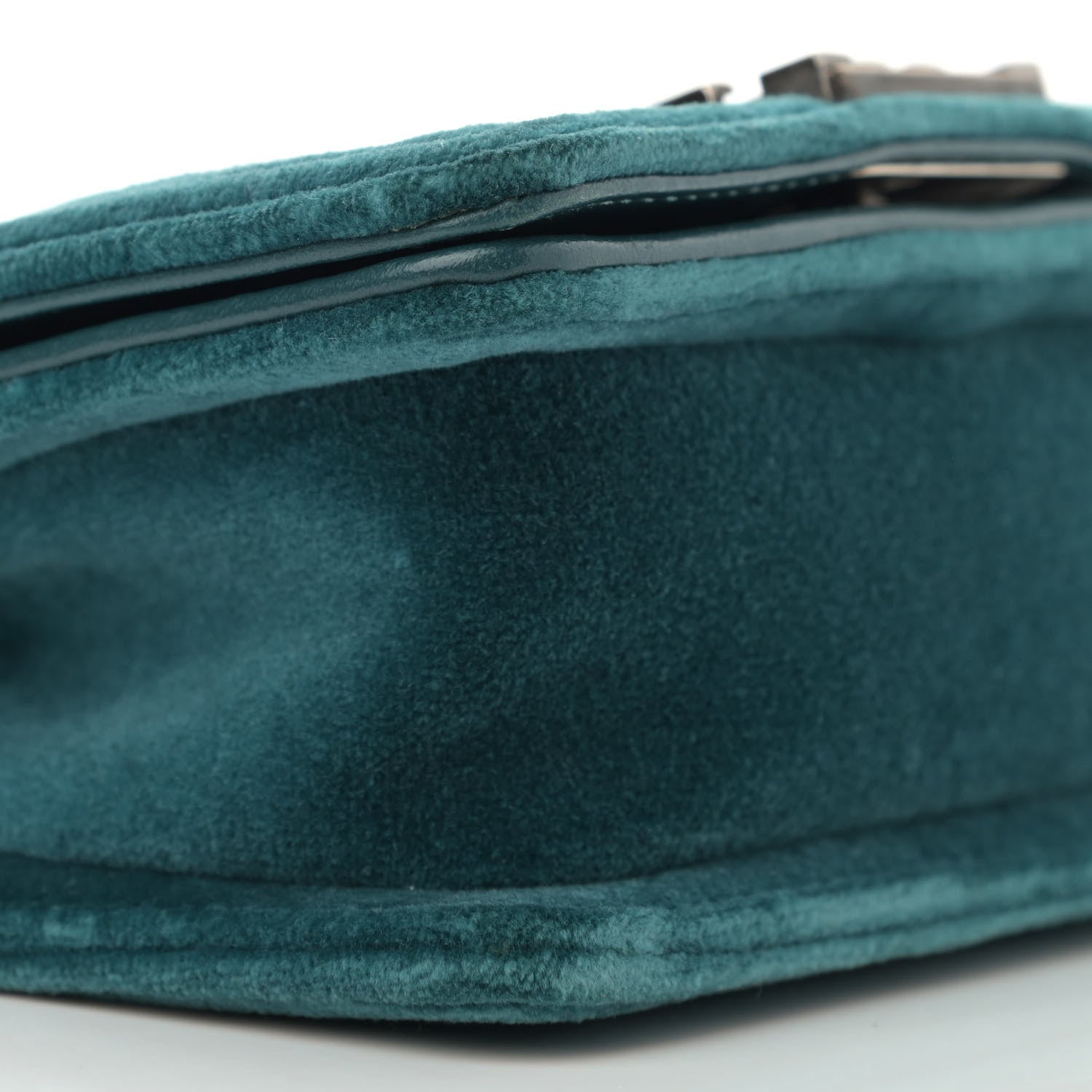 Chanel Velvet Quilted Mini Boy Flap Turquoise 9 of 13