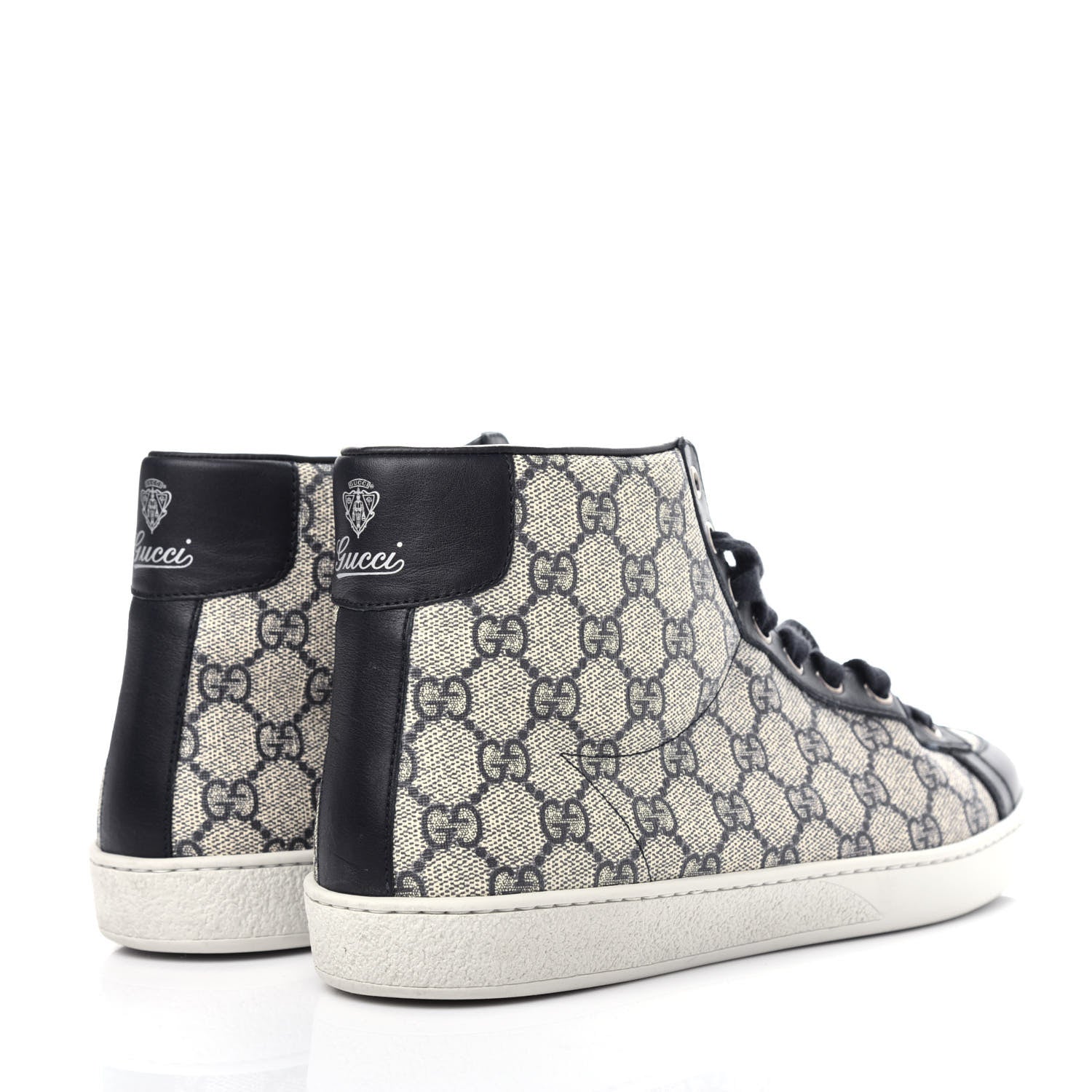 Gucci GG Supreme Monogram Mens Sneakers 8.5 Blue 4 of 10