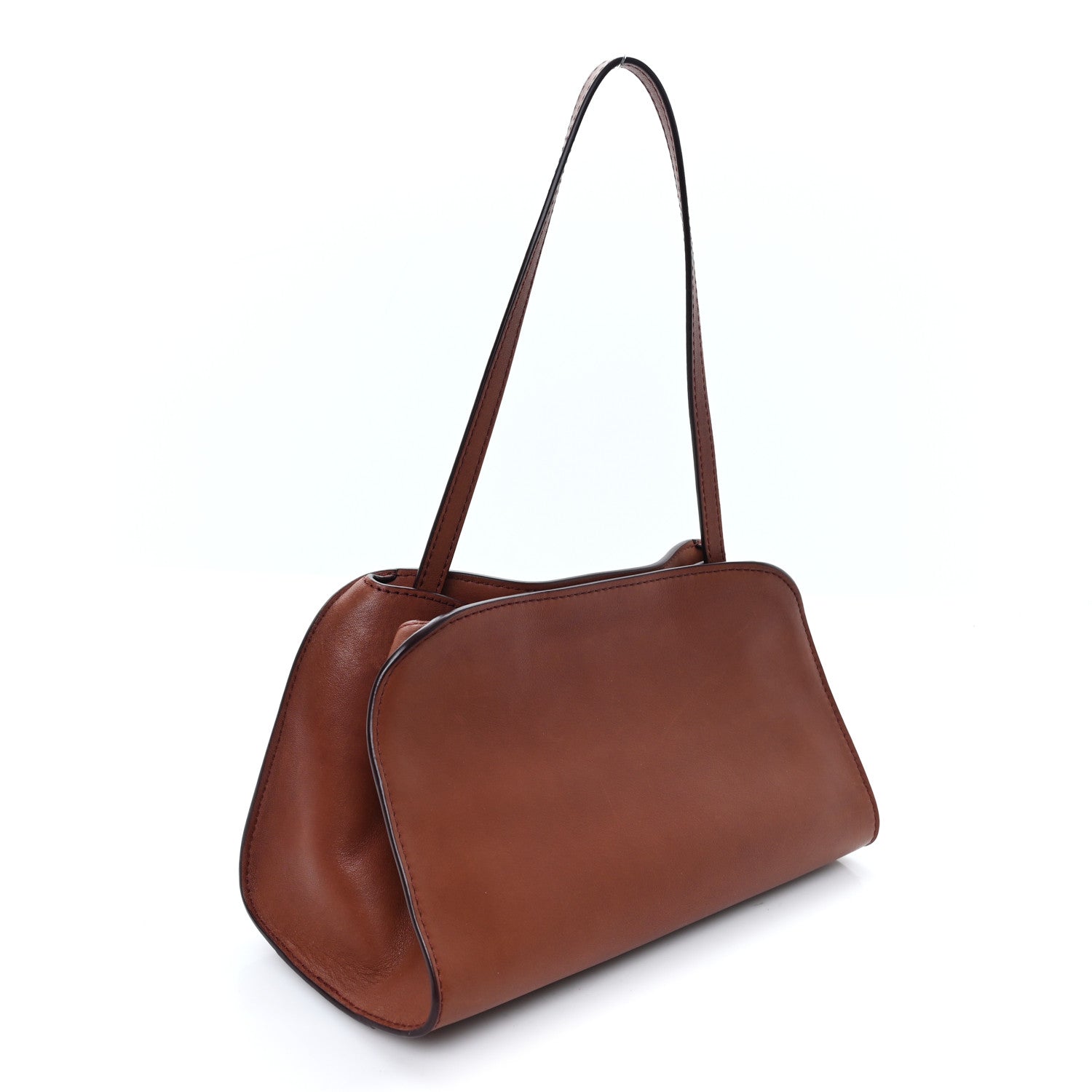 The Row Smooth Calfskin Peggy Bag New Burgundy 3 of 10