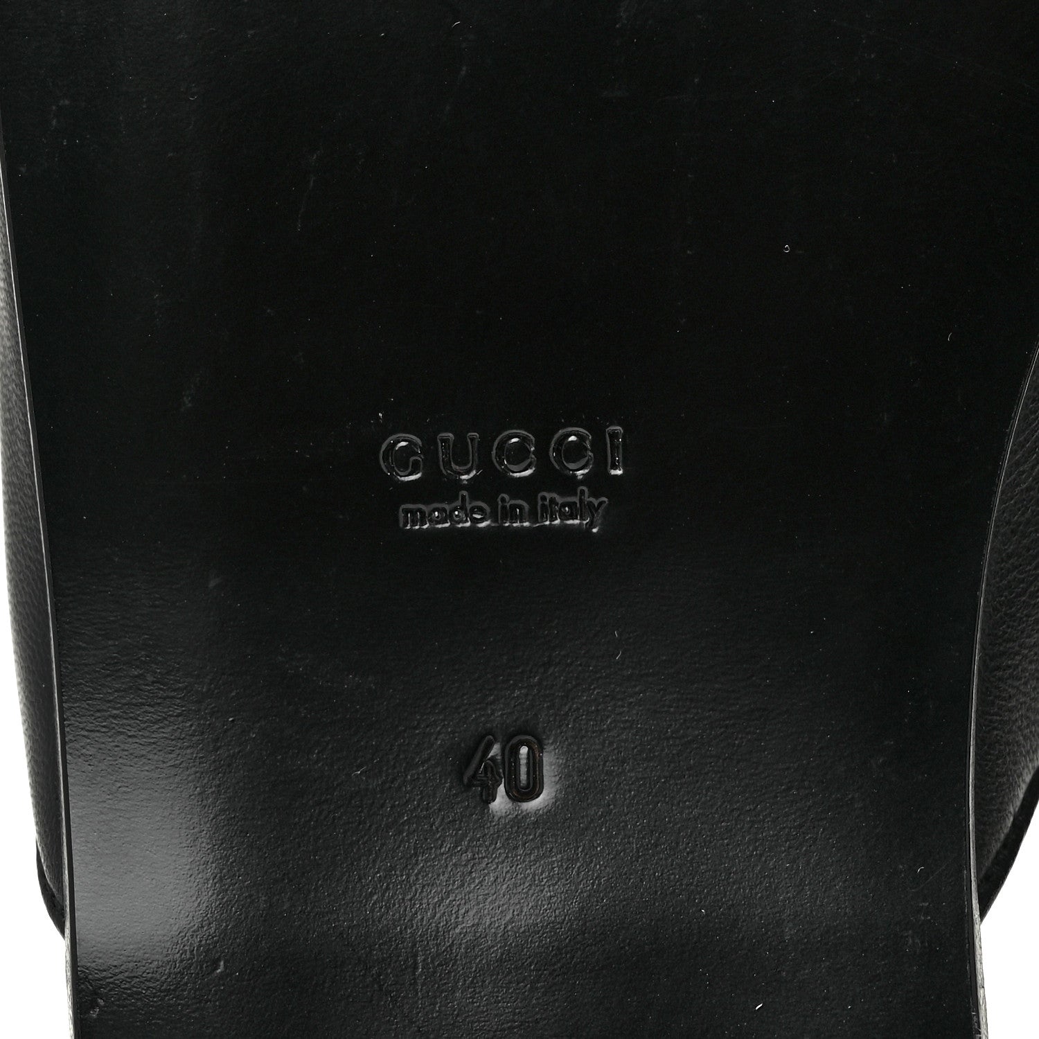 Gucci X MLB Lambskin NY Yankees Embroidered Womens GG Slippers 40 Black 6 of 9