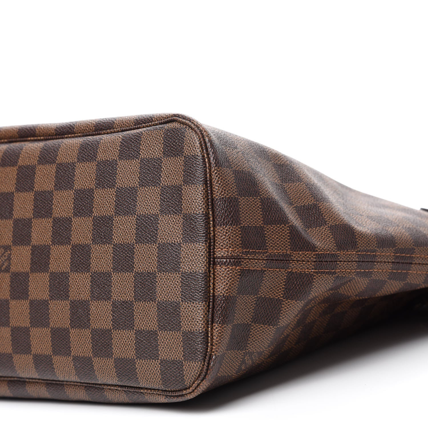 Louis Vuitton Damier Ebene Neo Neverfull MM Rose Ballerine 7 of 11