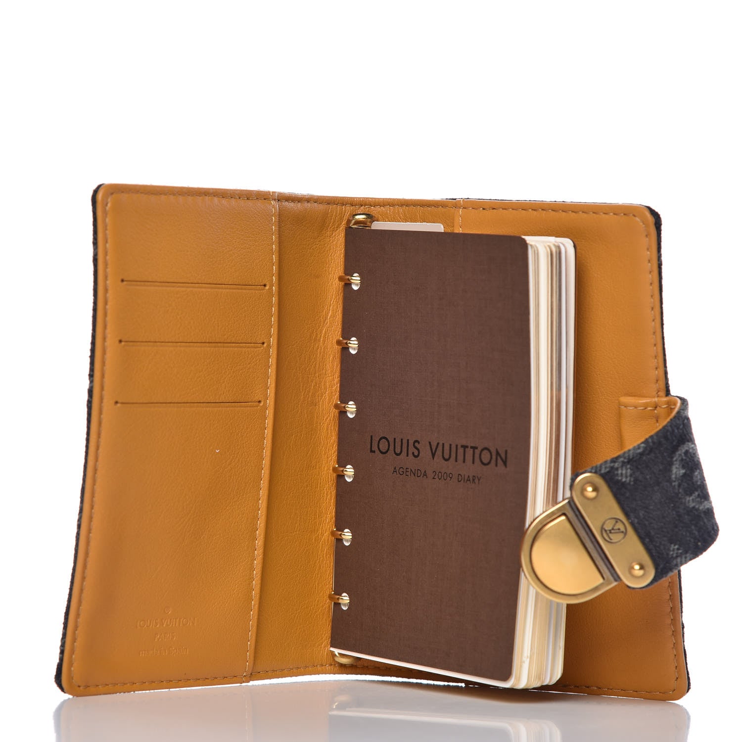 Louis Vuitton Denim Monogram Agenda PM Black 5 of 10