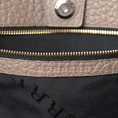 Burberry Heritage Grain Medium Woodbury Tote Pale Taupe 6 of 12