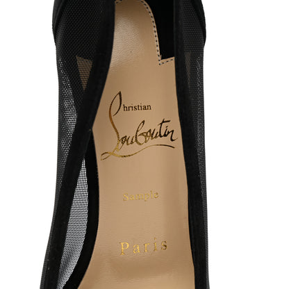 Christian Louboutin Veau Velours Rete Galativi 70 Pumps 37 Black 8 of 9