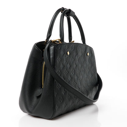 Louis Vuitton Empreinte Montaigne MM Black 3 of 10