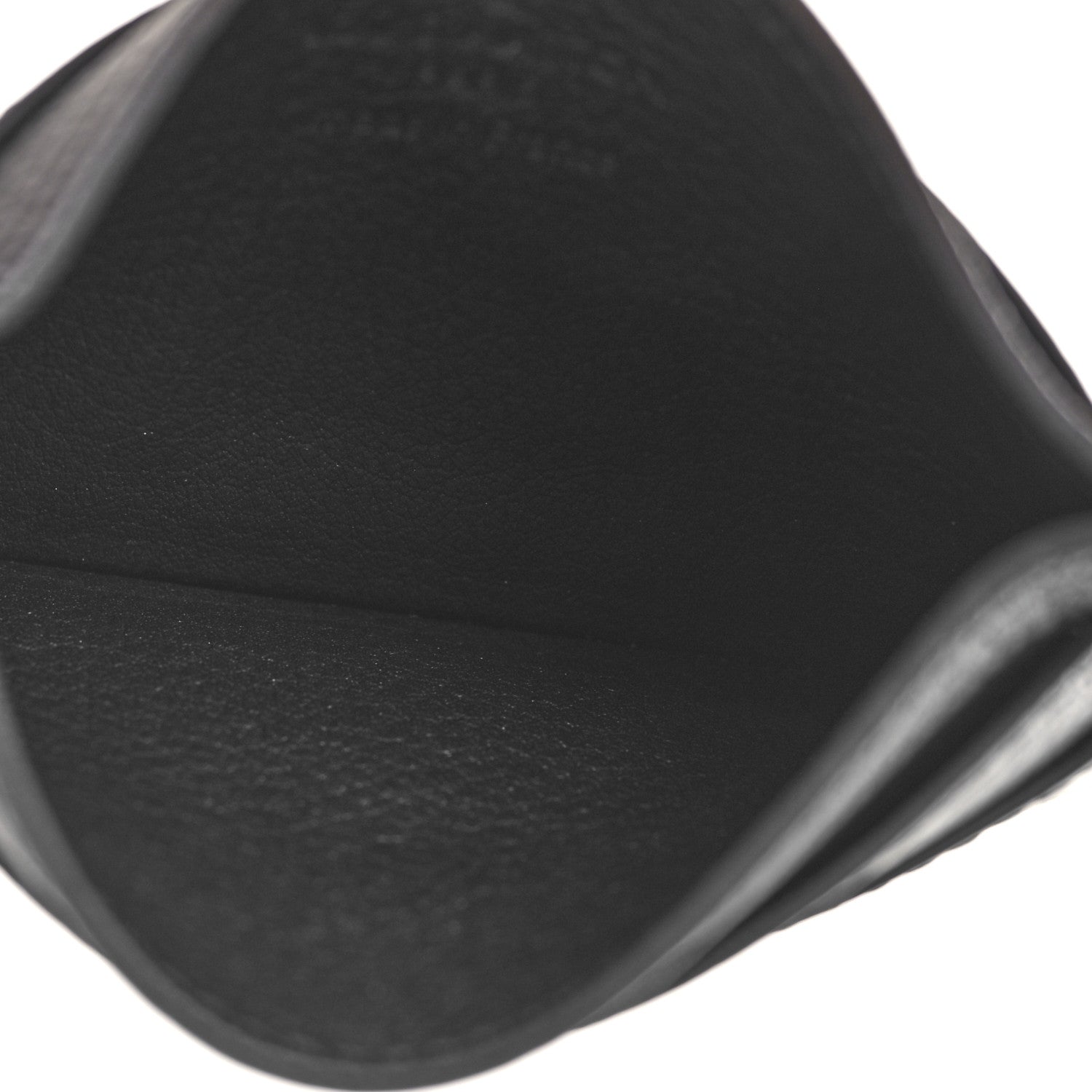 Louis Vuitton Calfskin Monogram Shadow Double Card Holder Black 5 of 7