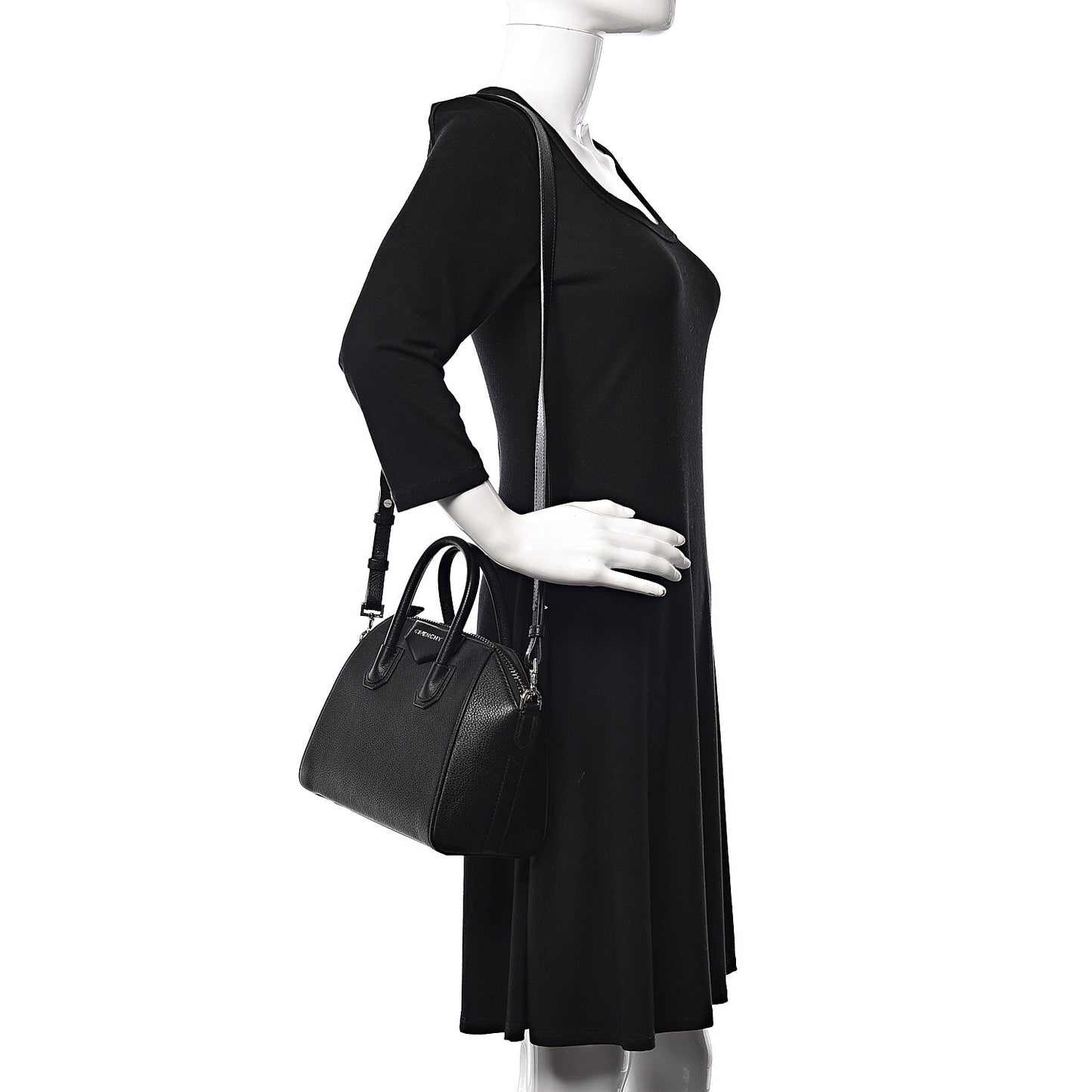 Sugar Goatskin Mini Antigona Black