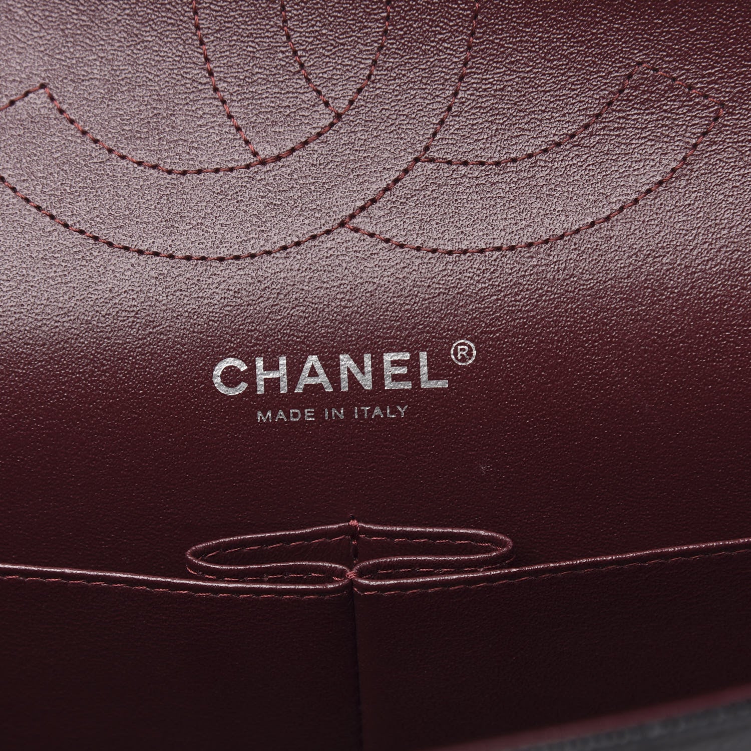 Chanel Caviar Chevron Quilted Jumbo Double Flap Black 6 of 11