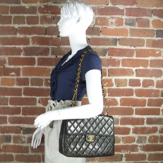 Vintage Lambskin JUMBO Flap