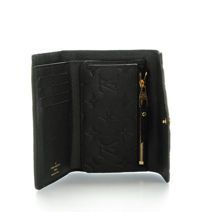 Louis Vuitton Empreinte Compact Curieuse Wallet Black 5 of 7