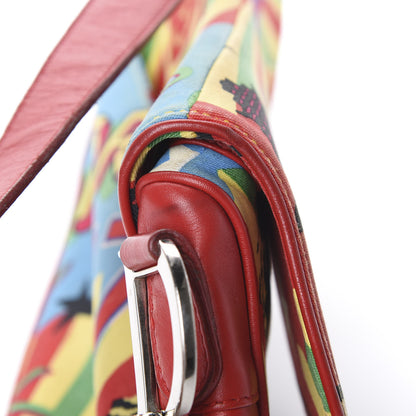 Christian Dior Canvas Bob Marley Saddle Bag Multicolor 15 of 16