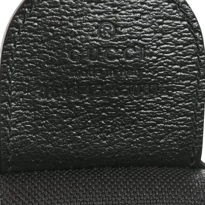 Gucci Denim GG Monogram Web Small Giglio Tote Black Ivory 7 of 10