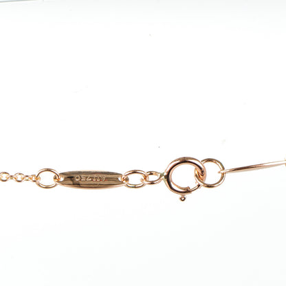 Tiffany 18K Rose Gold Elsa Peretti Open Heart Necklace 5 of 9