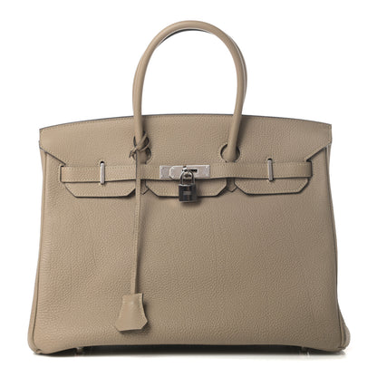 Hermes Togo Birkin 35 Gris Tourterelle 1 of 13