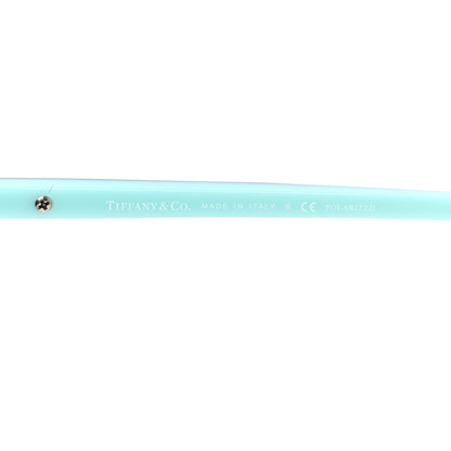 Tiffany Acetate Metal Cat Eye Sunglasses TF4134 Black Blue 7 of 7