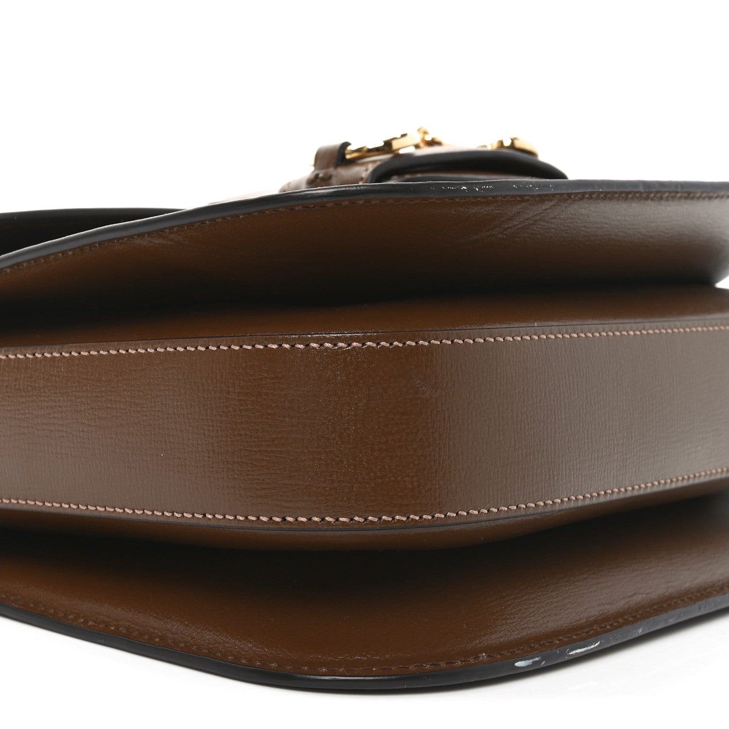 Gucci Azalea Calfskin Horsebit 1955 Shoulder Bag Brown Sugar 9 of 10
