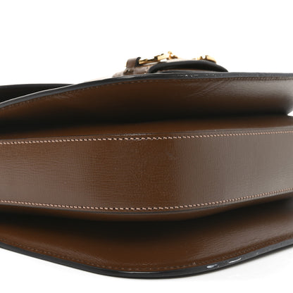Gucci Azalea Calfskin Horsebit 1955 Shoulder Bag Brown Sugar 9 of 10