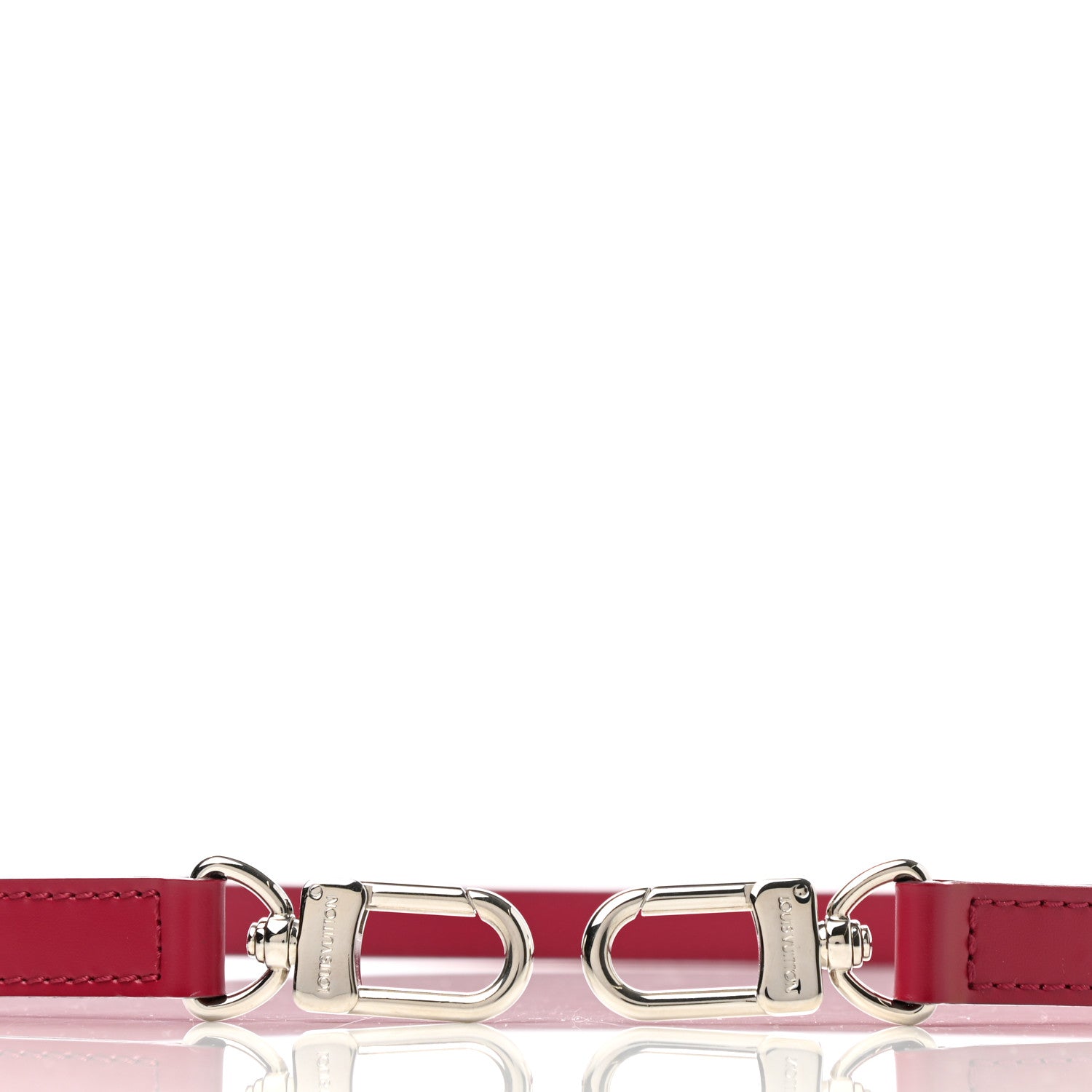 Louis Vuitton Calfskin 16mm Adjustable Shoulder Strap Fuchsia 3 of 5
