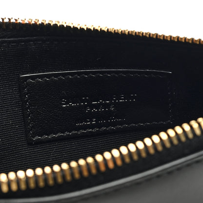 Saint Laurent Smooth Calfskin Zip Pouch Black 6 of 6