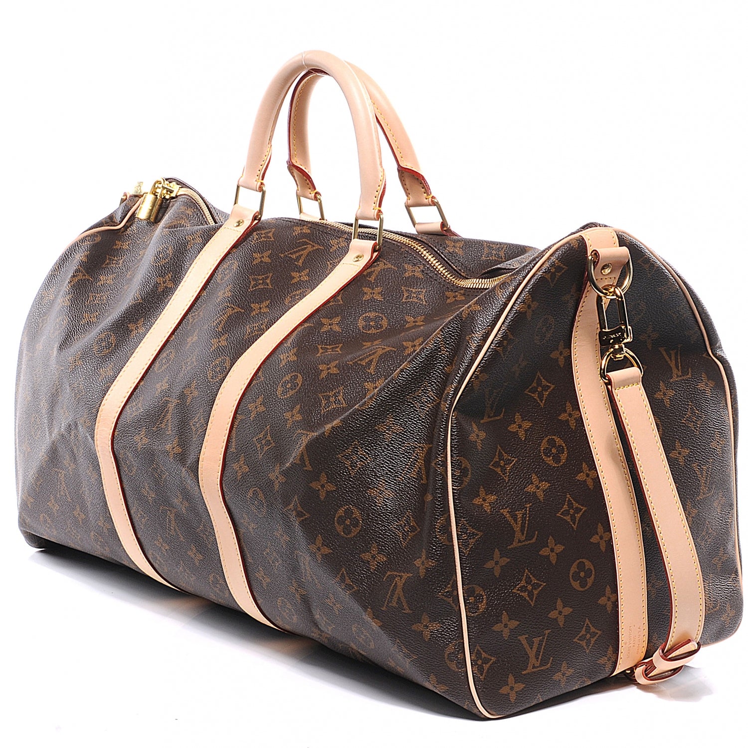 Louis Vuitton Monogram Keepall Bandouliere 55 8 of 10