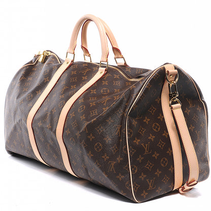 Louis Vuitton Monogram Keepall Bandouliere 55 8 of 10