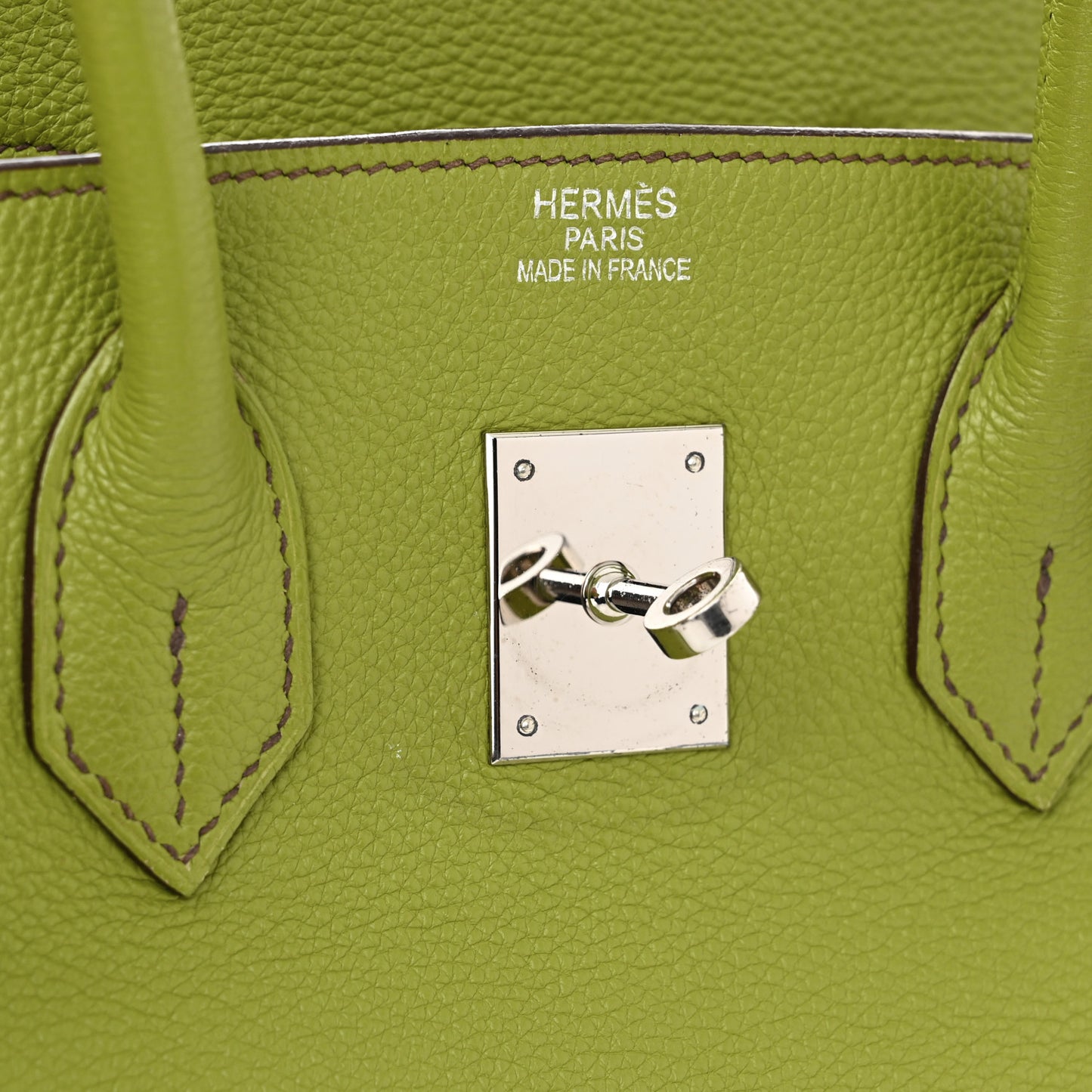 Togo Birkin 35 Vert Anis