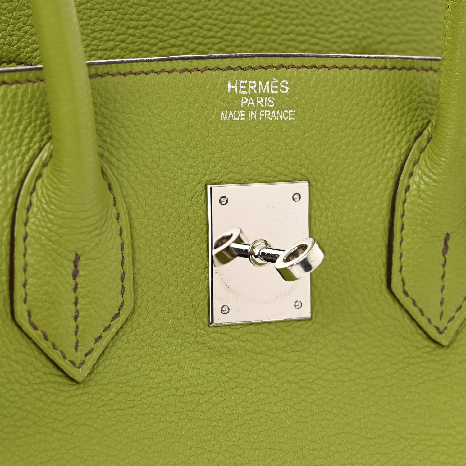 Hermes Togo Birkin 35 Vert Anis 14 of 24