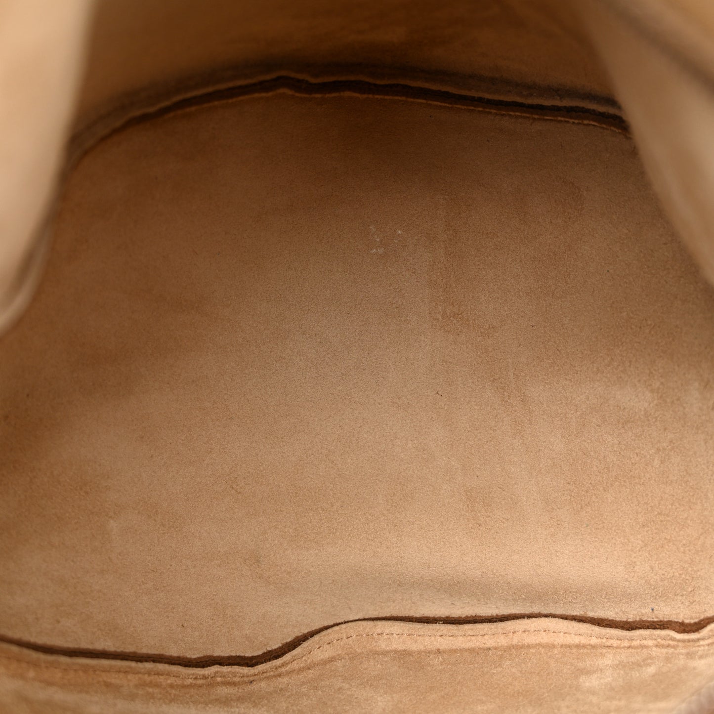 Grained Calfskin Large Slouchy Banana Bag Brunette