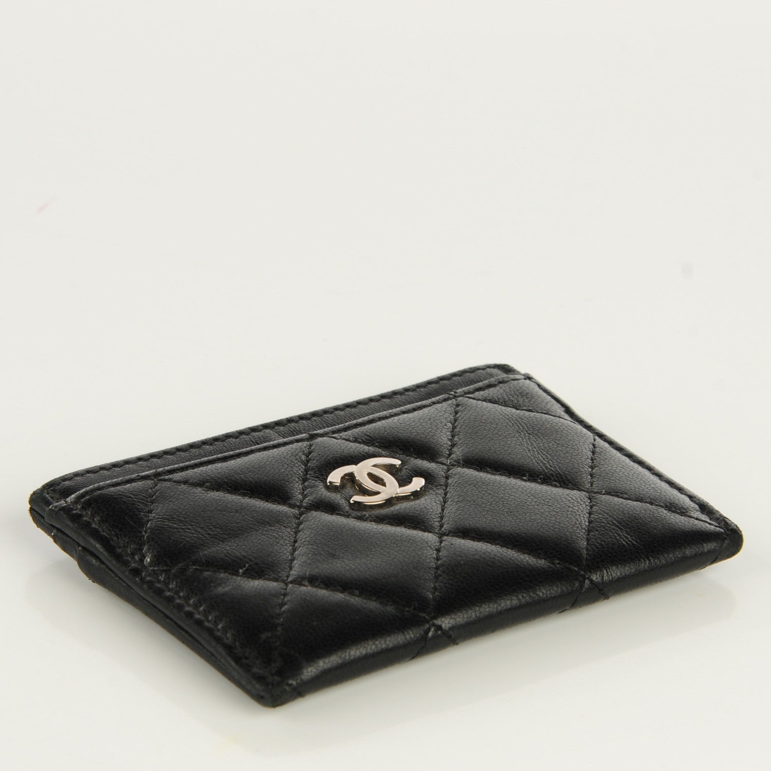 Chanel Lambskin Quilted Card Holder Black 4 of 8