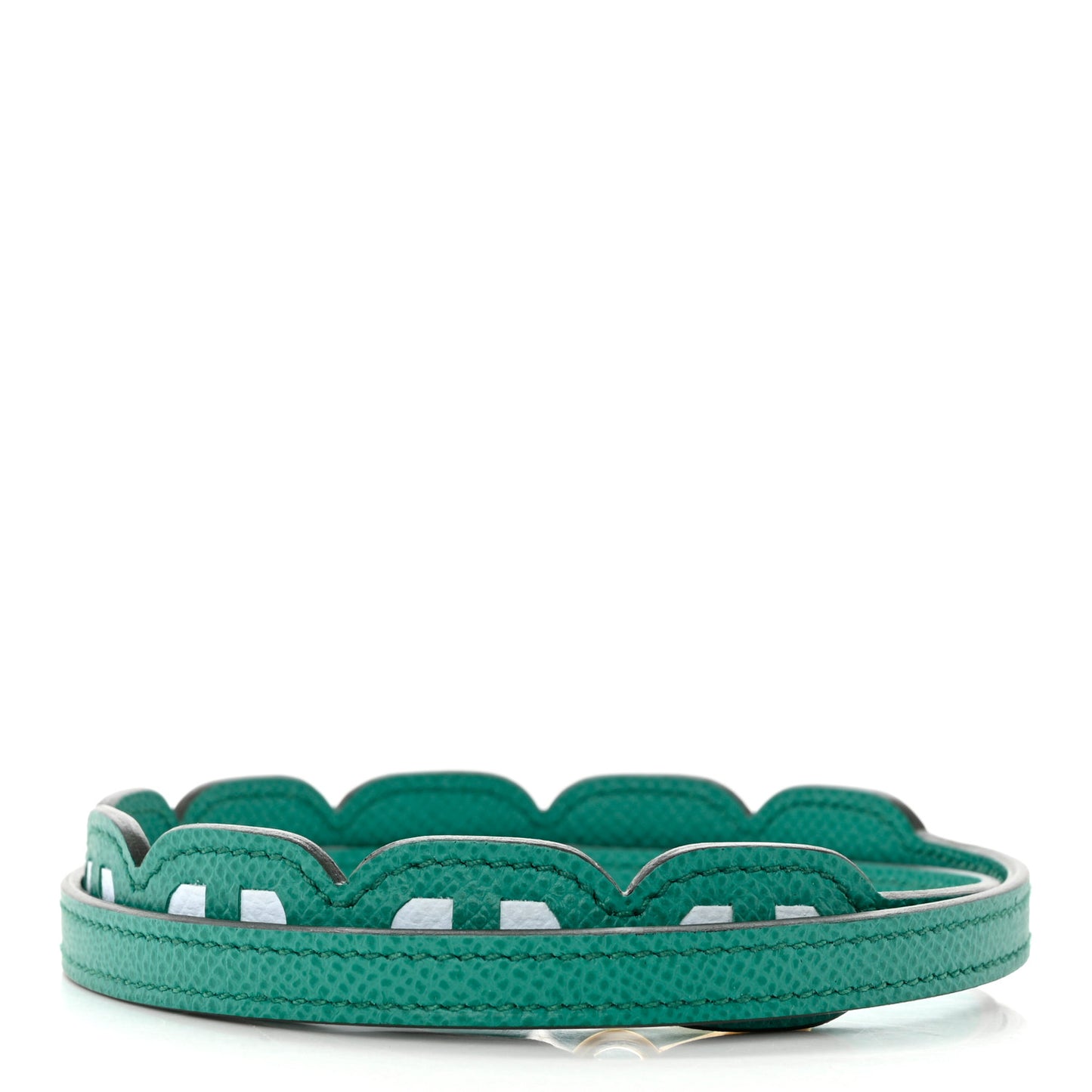 Epsom Petits Maillons Bag Strap Vert Jade Bleu Brume