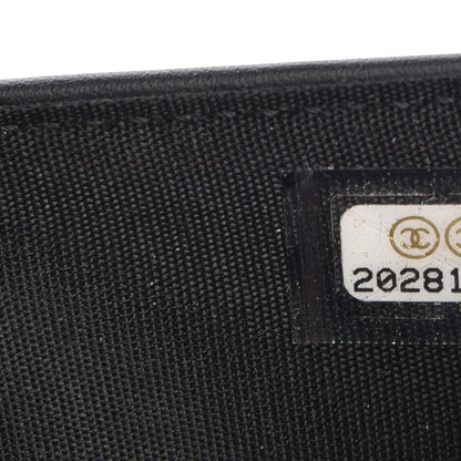 Chanel Caviar Timeless CC Zipped Pocket Wallet Black 8 of 9