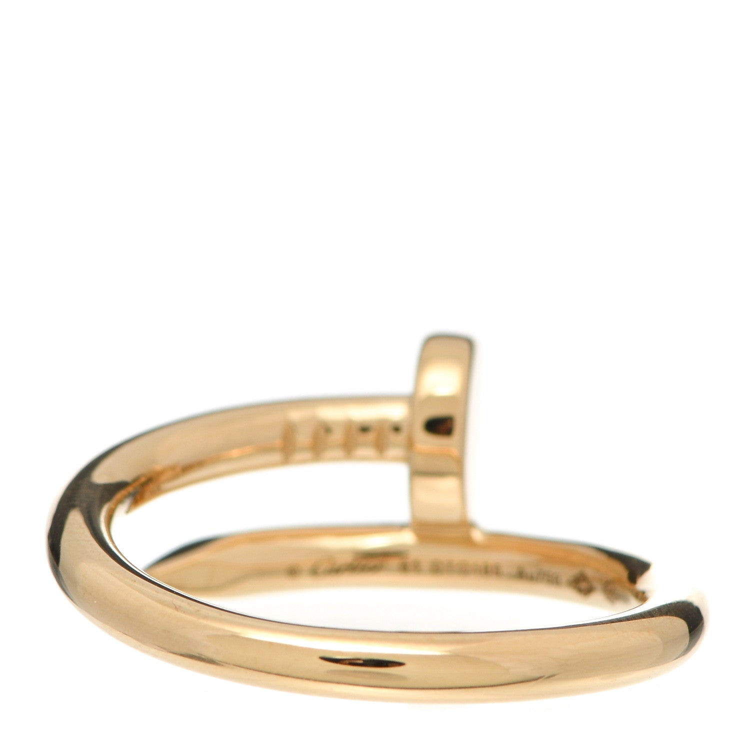 Cartier 18K Yellow Gold Juste Un Clou Ring 61 9.5 5 of 8