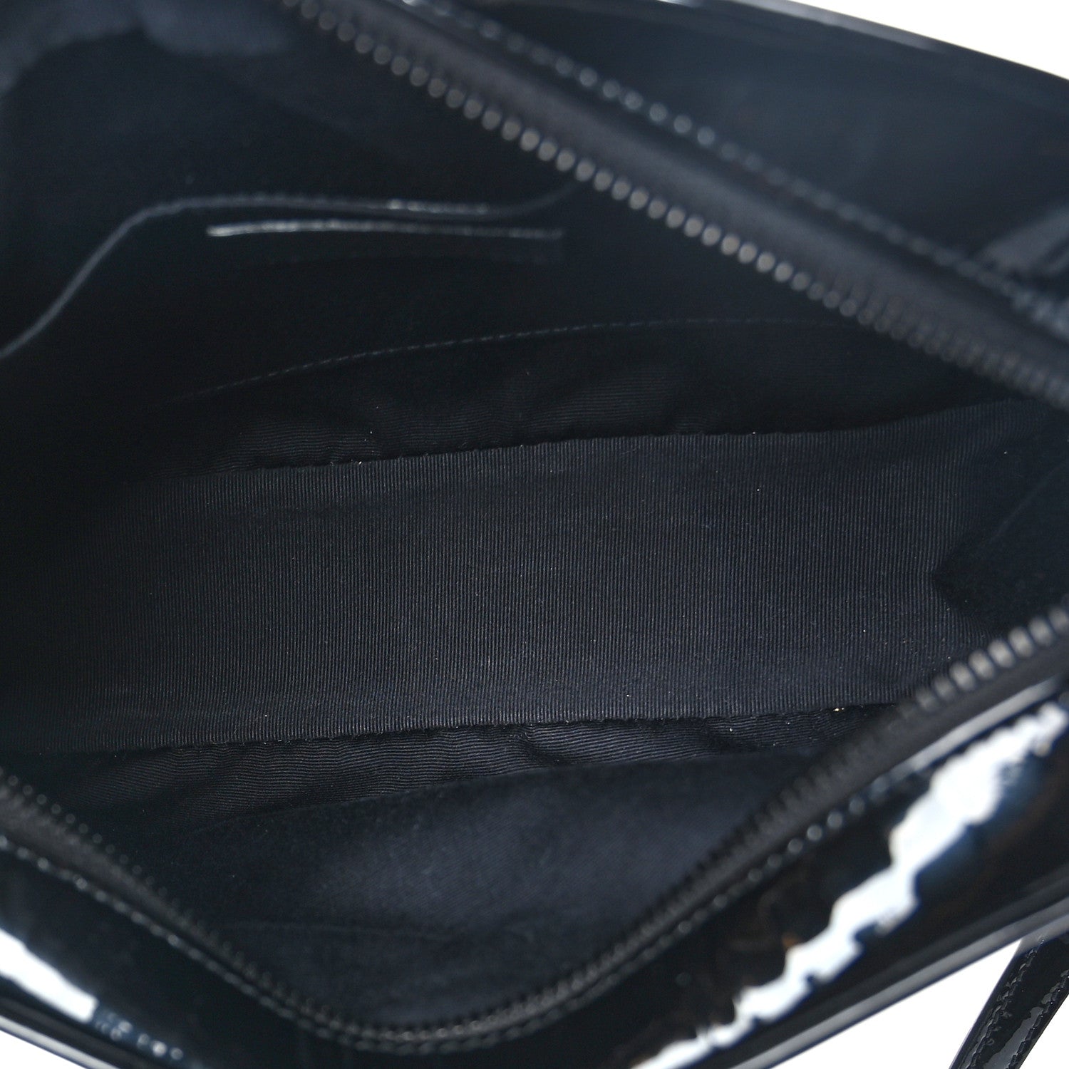 Saint Laurent Patent Calfskin Matelasse Monogram Lou Camera Bag Black 5 of 9