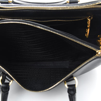 Prada Saffiano Medium Galleria Double Zip Tote Black 7 of 17