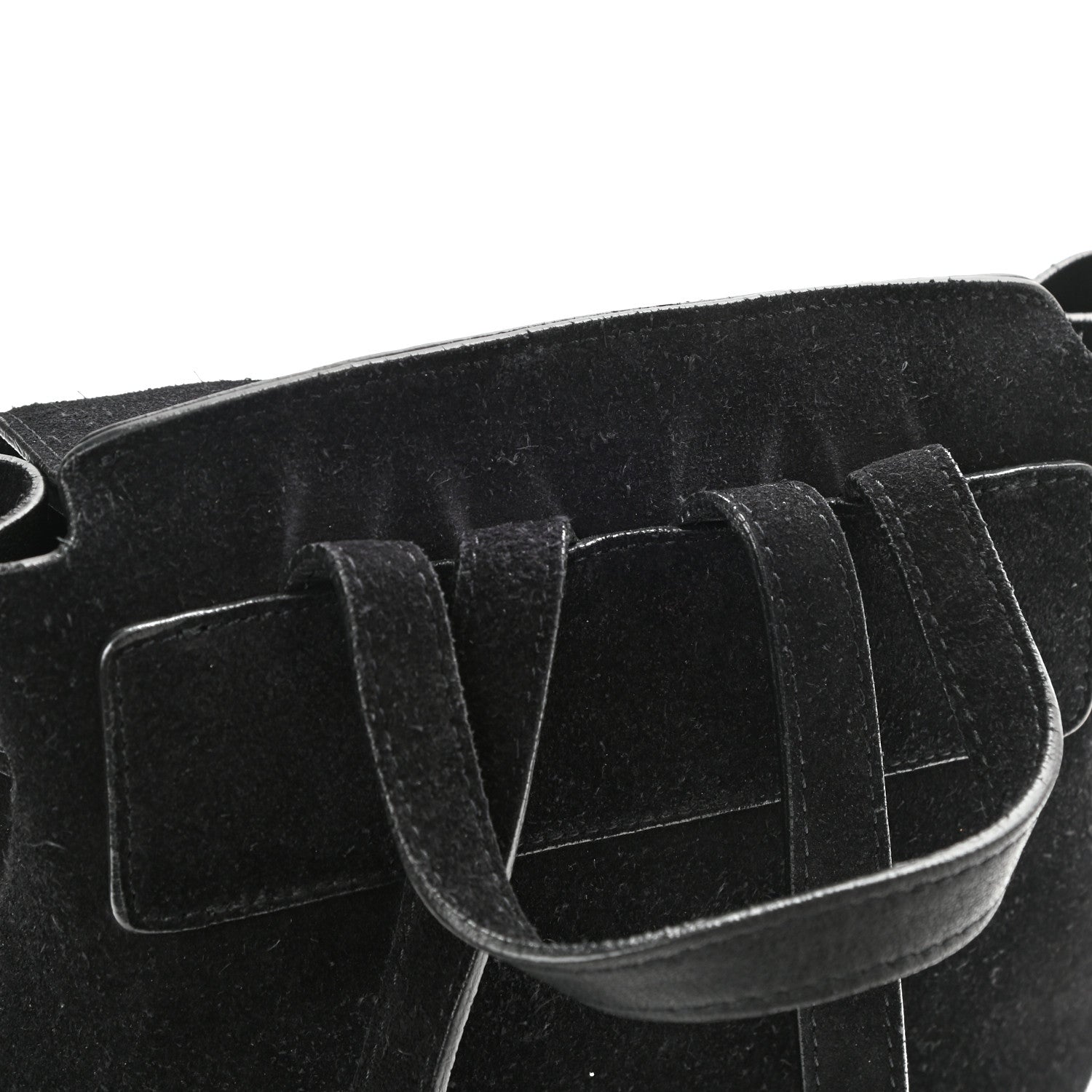 Mansur Gavriel Suede Backpack Black 10 of 10