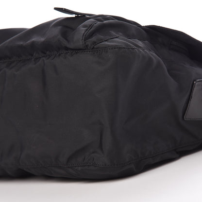 Prada Tessuto Nylon Messenger Bag Black 10 of 10